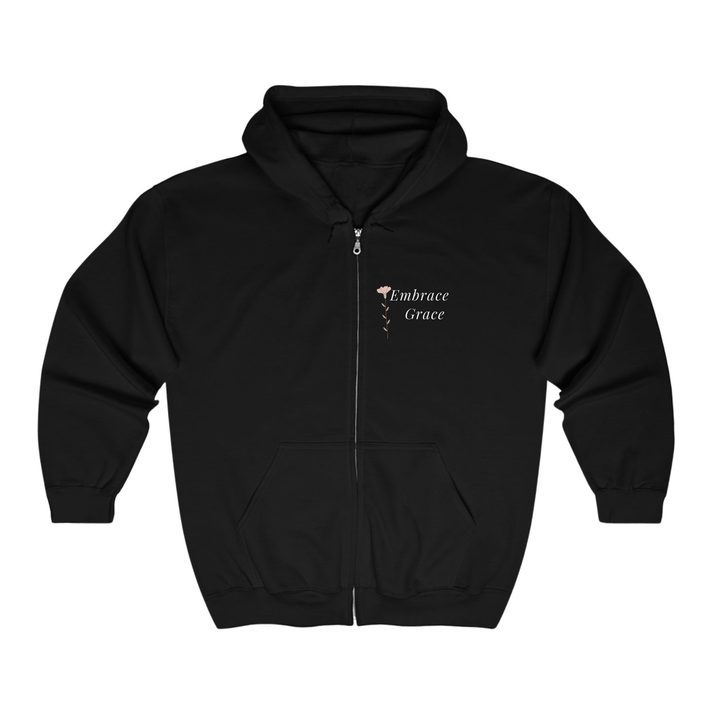 Embrace Grace- Woman’s Full Zip Hooded Sweatshirt