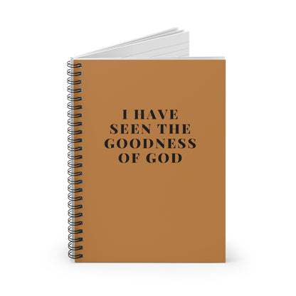 The Goodness Of God- Spiral Notebook - Ruled Line