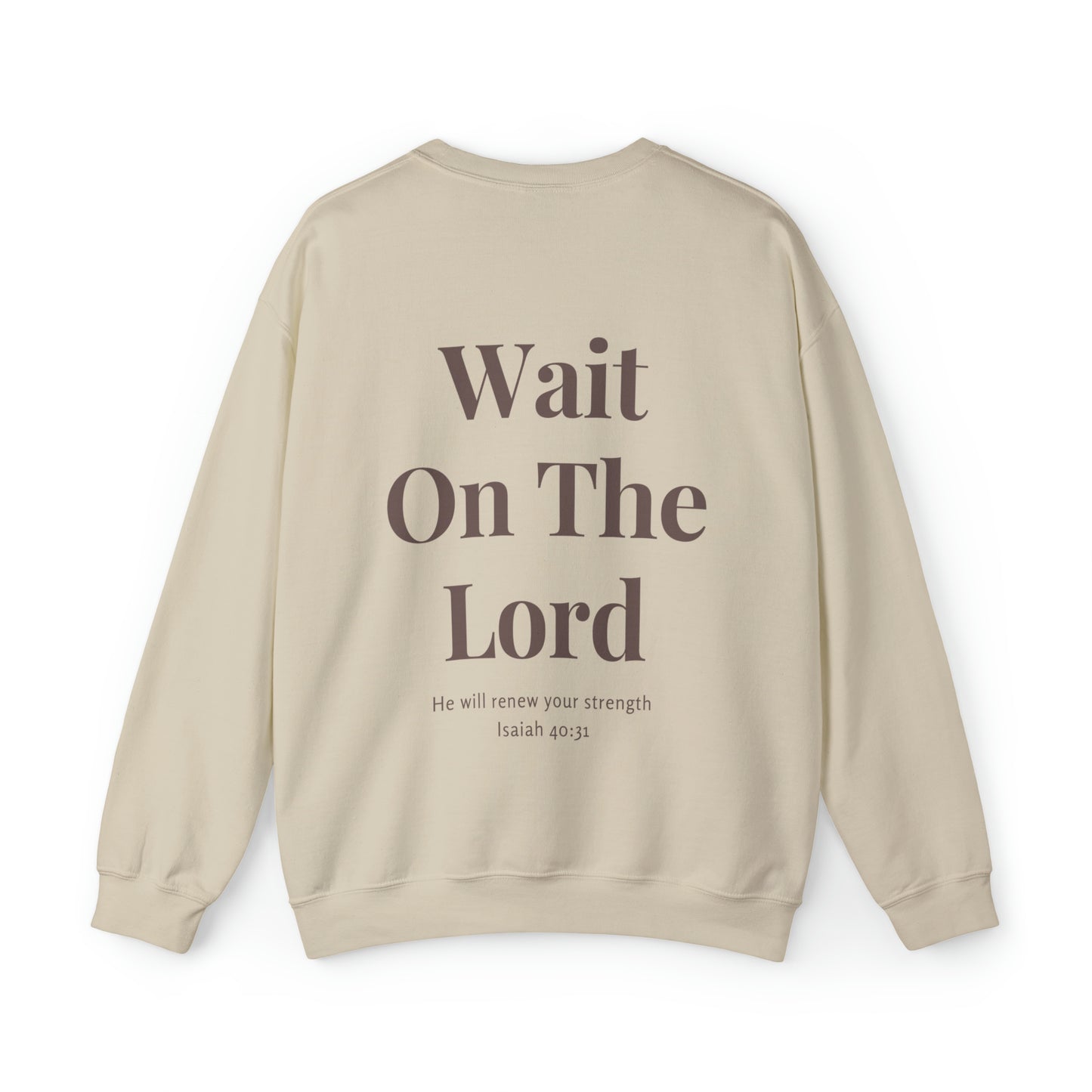 Wait On The Lord- Women’s Crewneck Sweatshirt