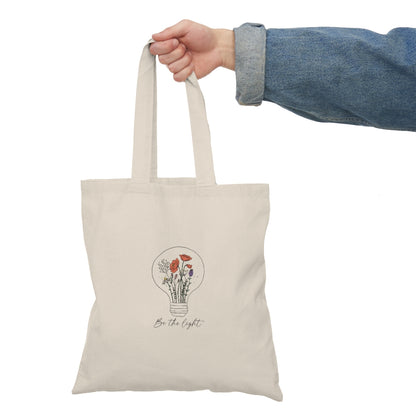 Be The Light- Natural Tote Bag