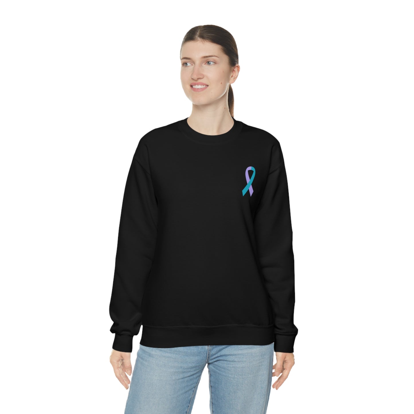 Brave Enough Sexual Assault Awareness Crewneck Sweatshirt