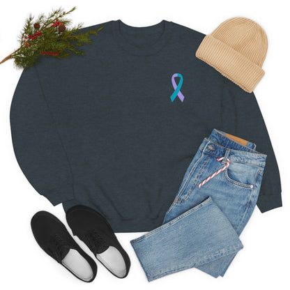 Brave Enough Sexual Assault Awareness Crewneck Sweatshirt