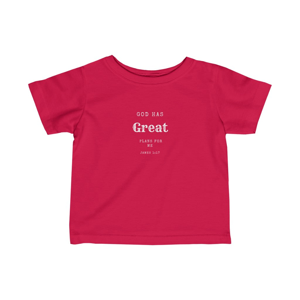 God Has Great Plans For Me- Toddler T-Shirt