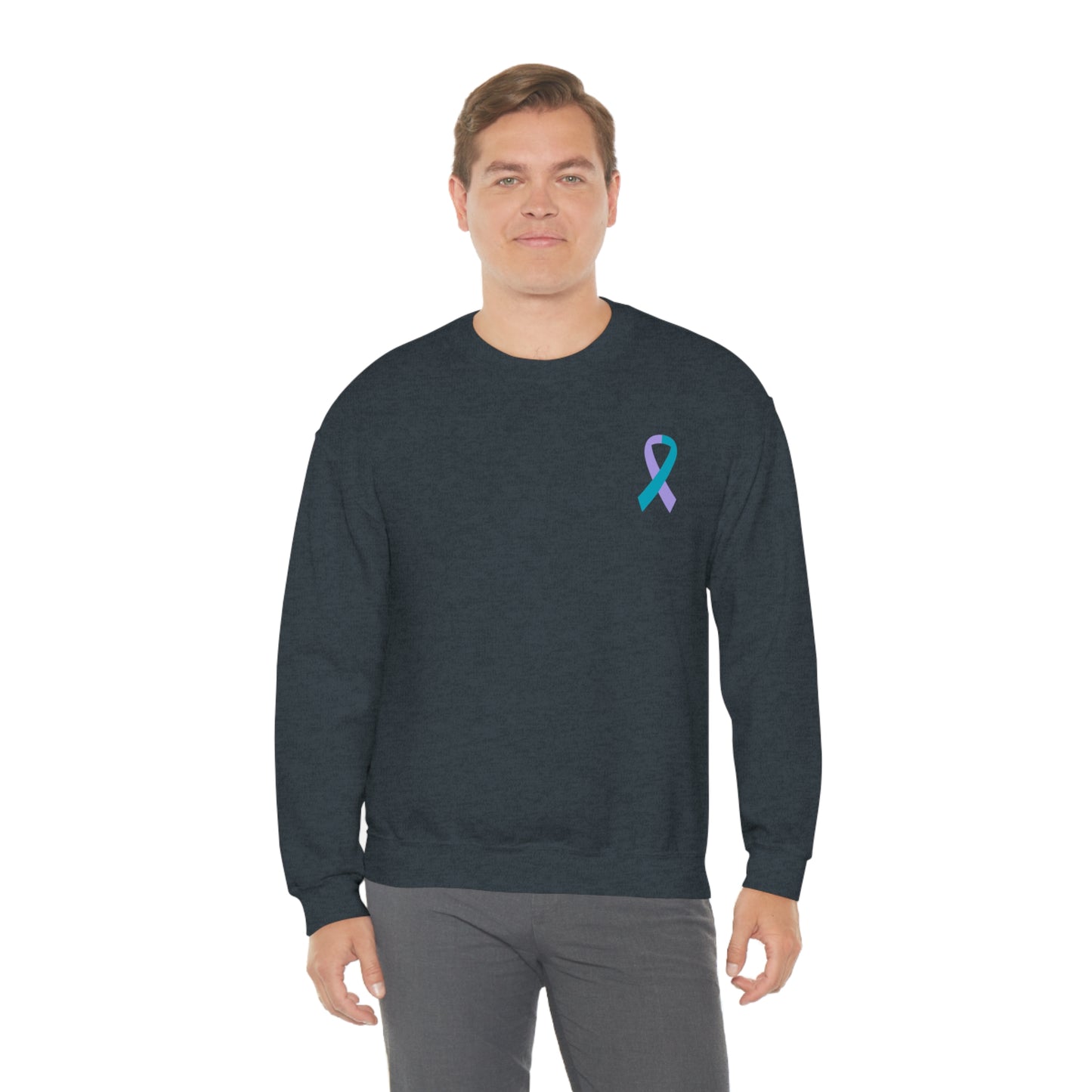 Brave Enough Sexual Assault Awareness Crewneck Sweatshirt