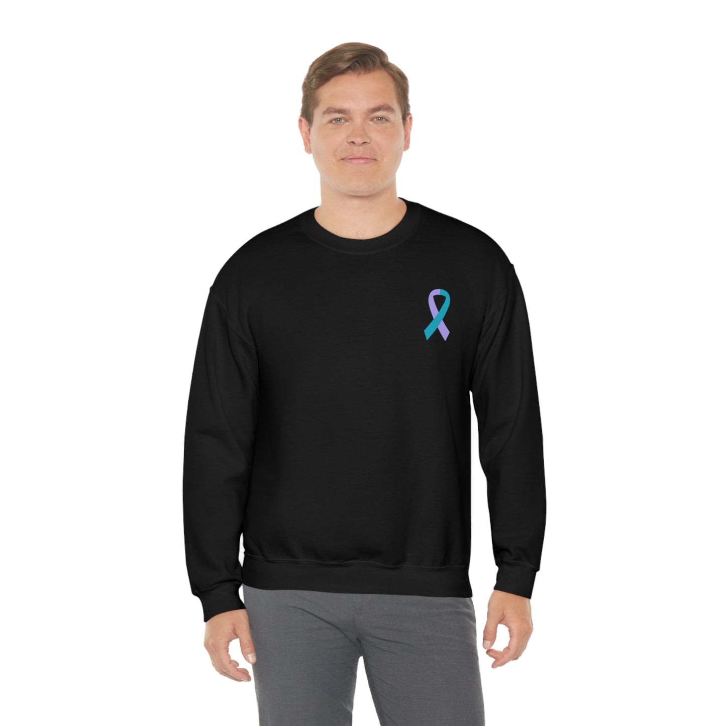 Brave Enough Sexual Assault Awareness Crewneck Sweatshirt