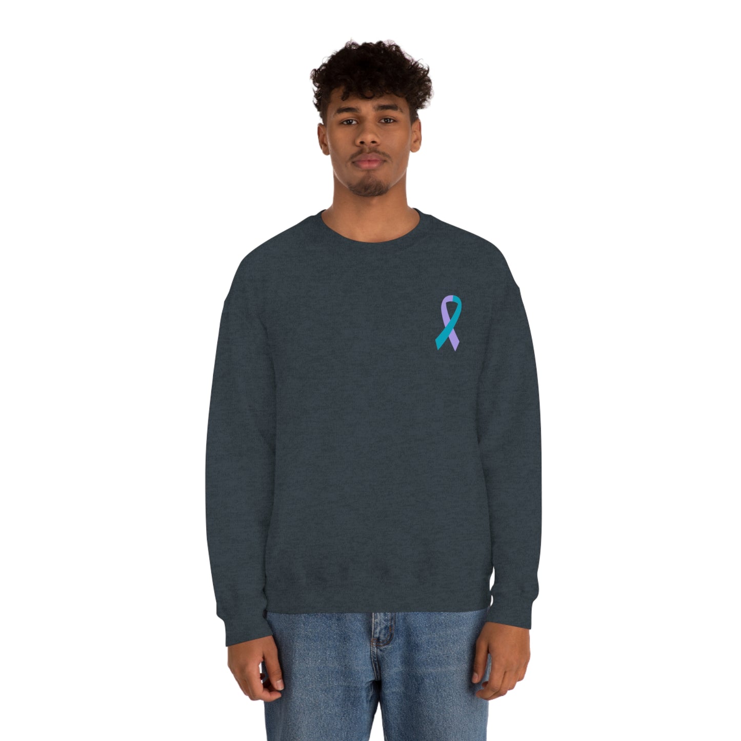 Brave Enough Sexual Assault Awareness Crewneck Sweatshirt